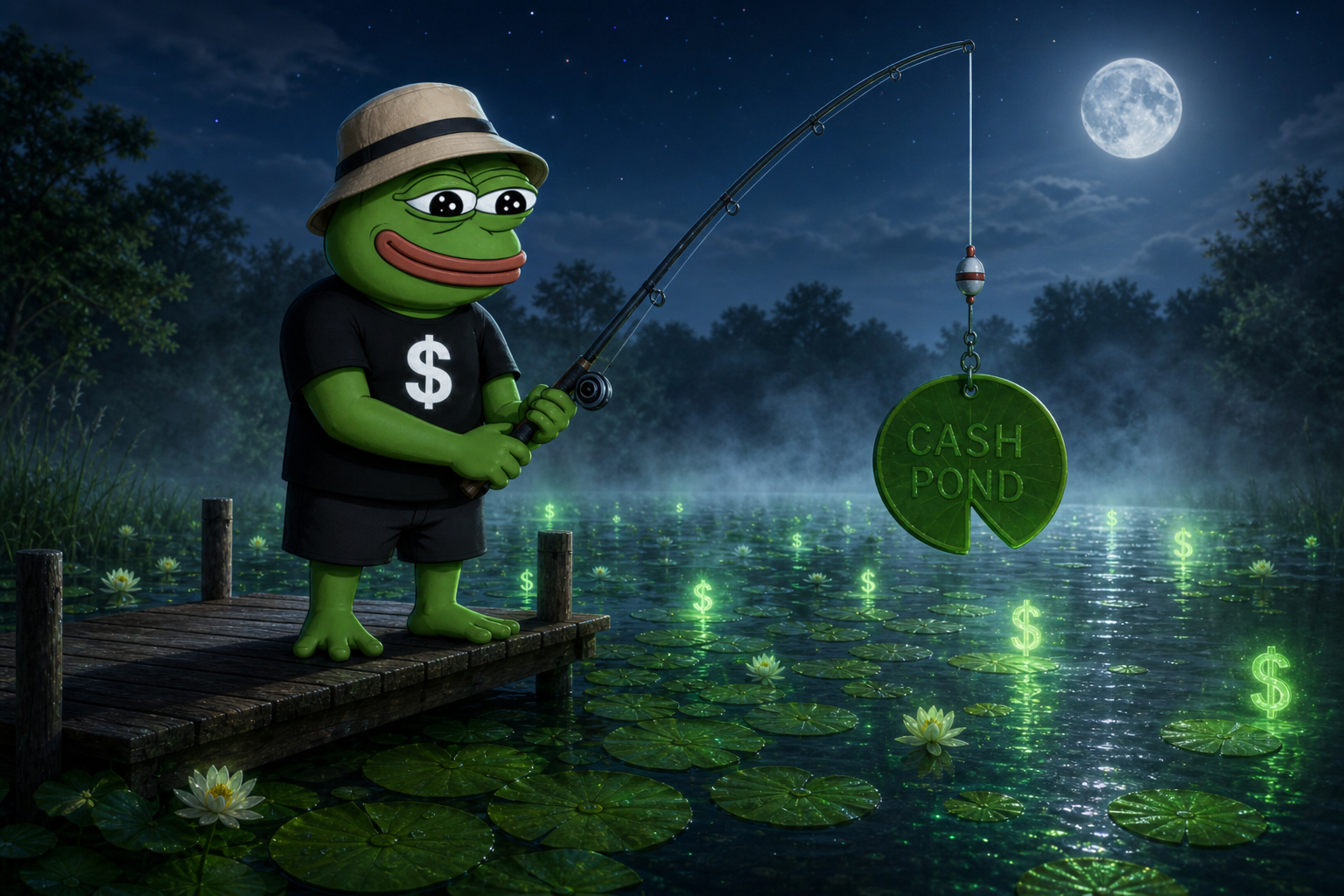 Cash Pond scene